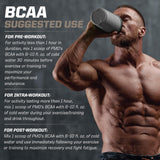 PMD Sports BCAA Aminoácidos sin Estímulo, Mejor Rendimiento 30 Servs