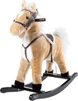 Caballo de Peluche con Sonidos, Estribos, Silla y Riendas