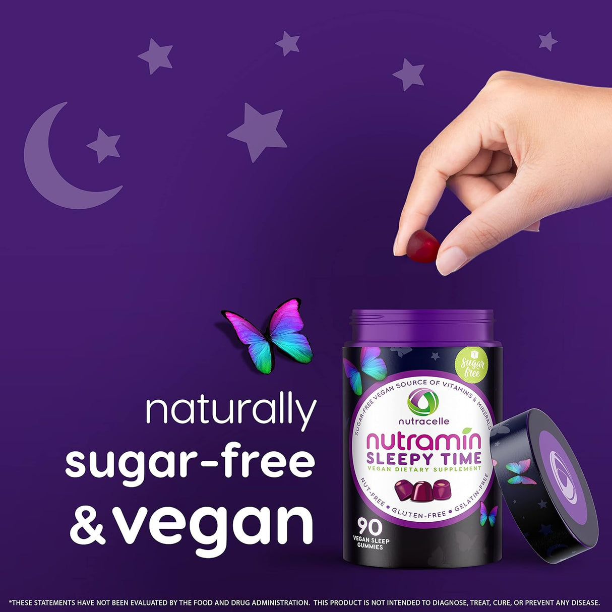 Gomitas Nutramin Sleepy Time: la melatonina natural vegana,