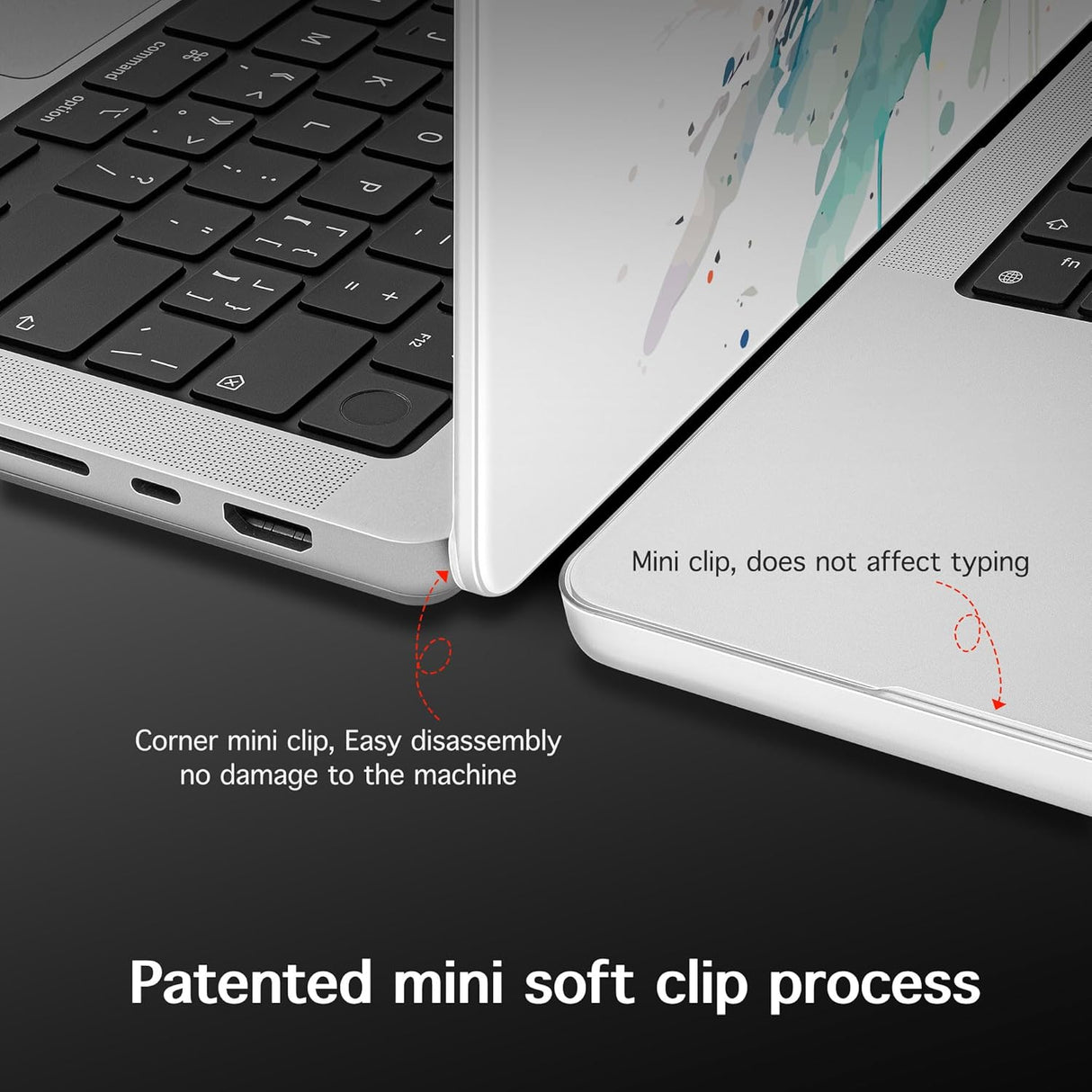 Case rígido para MacBook Pro 14 Wolf M4 M3 M2 M1