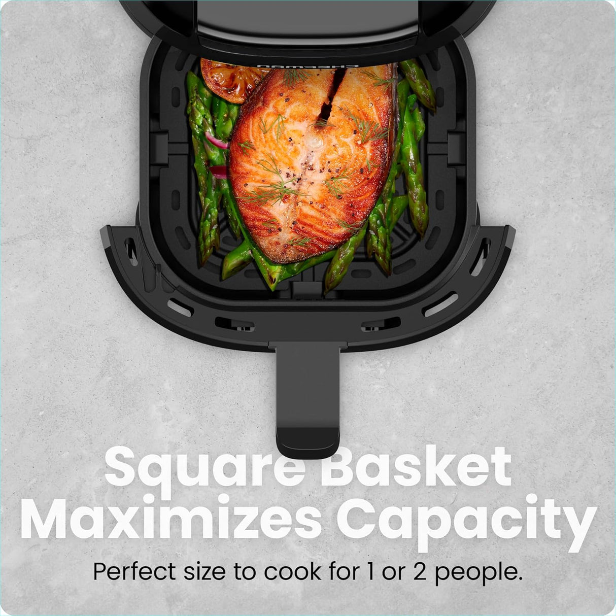 Freidora de aire mini 2 Qt, CHEFMAN, digital, compacta, modelo