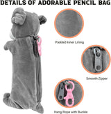 Estuche para Niños 3D de Peluche Animal Perro Dinosaurio
