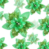 Flores Poinsettia Artificiales 36 Pcs - Decoraciones Navideñas