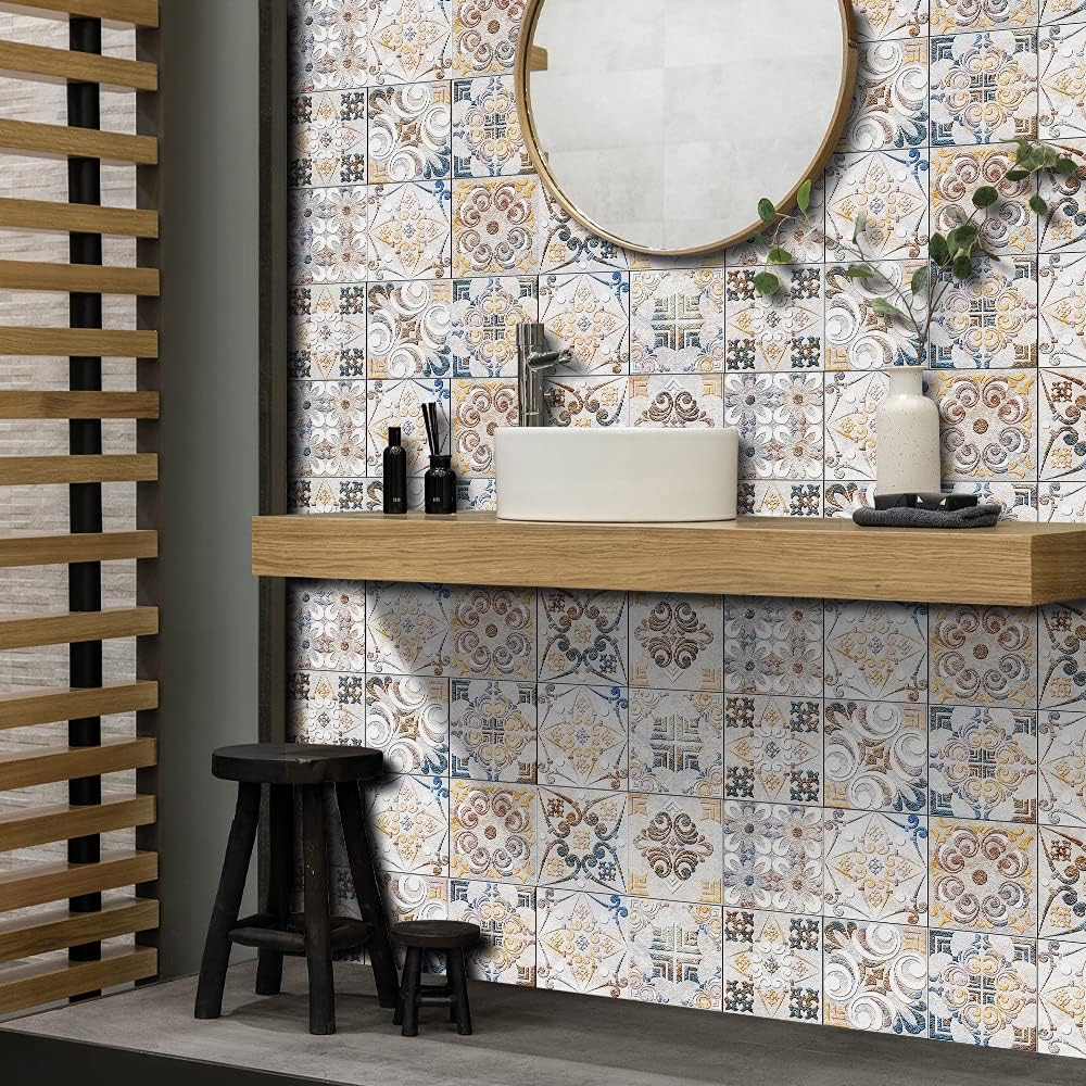 Adreamer90 Pegatinas Decorativas para Azulejos 2D 5.91x5.91