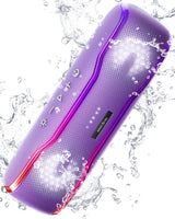 Altavoz Bluetooth IPX7 impermeable con luces y TWS