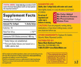 Suplemento CoQ10 (Coenzima Q 10) 400 mg de gel 40 unidades.