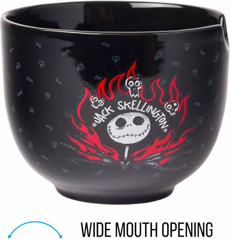 Cuenco Ramen Jack Skellington Silver Buffalo, 20 oz, Cerámico