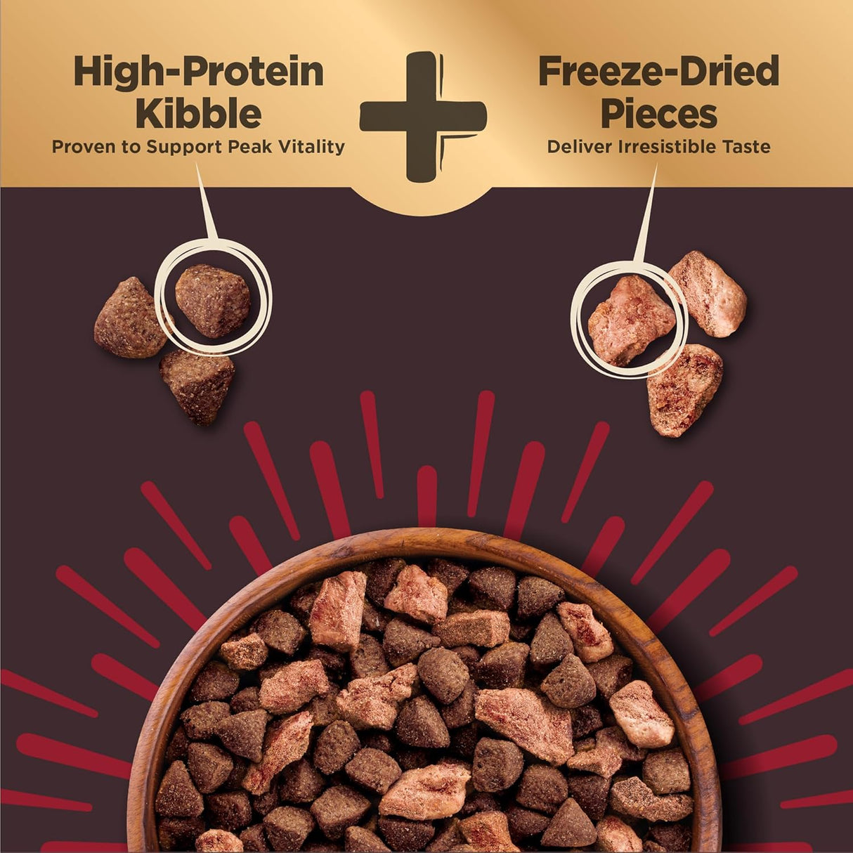 Alimento seco para perros, receta de res y cebada, 4 lbs