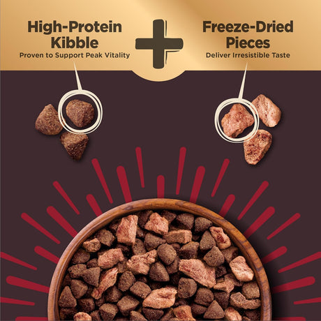 Alimento seco para perros, receta de res y cebada, 4 lbs