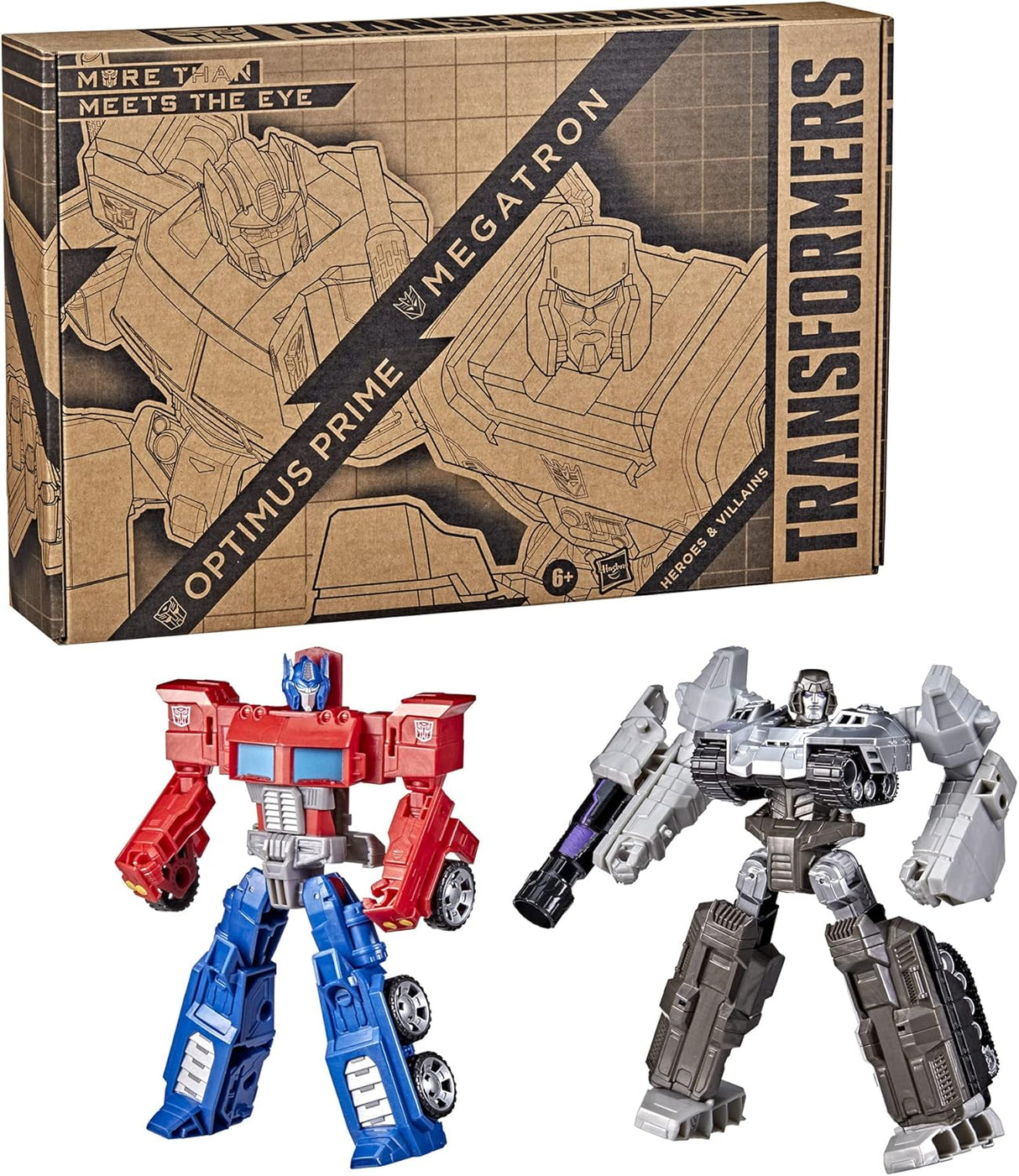Figuras de Acción Transformers 2-Pack Optimus Prime y Megatron
