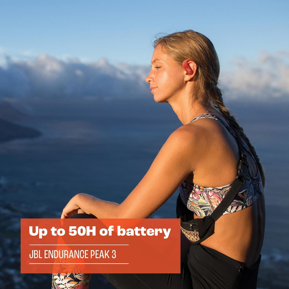 Auriculares Inalámbricos JBL Endurance Peak 3, Pequeños