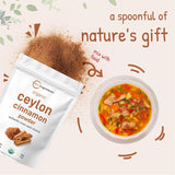 Canela Ceylon Orgánica 1lb | Sin Aditivos, No GMO, Sri Lanka