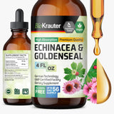 BIO KRAUTER Extracto de Echinacea y Raíz de Goldenseal, 4 Oz