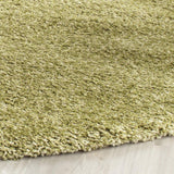 Alfombra redonda de pelo largo, 2 pulgadas de grosor, modelo SG151