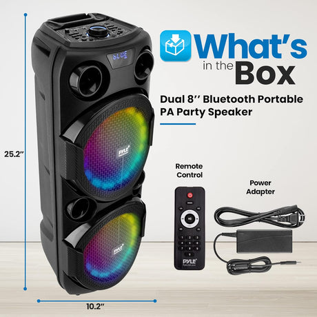 Parlante Portátil con Bluetooth PYLE-PRO PHPD82B