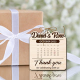 Adornos de Boda Personalizados, Novio y Novia, Corazón 01