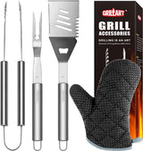 Juego de Utensilios para Barbacoa GRILLART - 3 Piezas