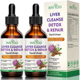 Pack de gotas para hígado, 2000mg, vegano, no GMO, 4oz