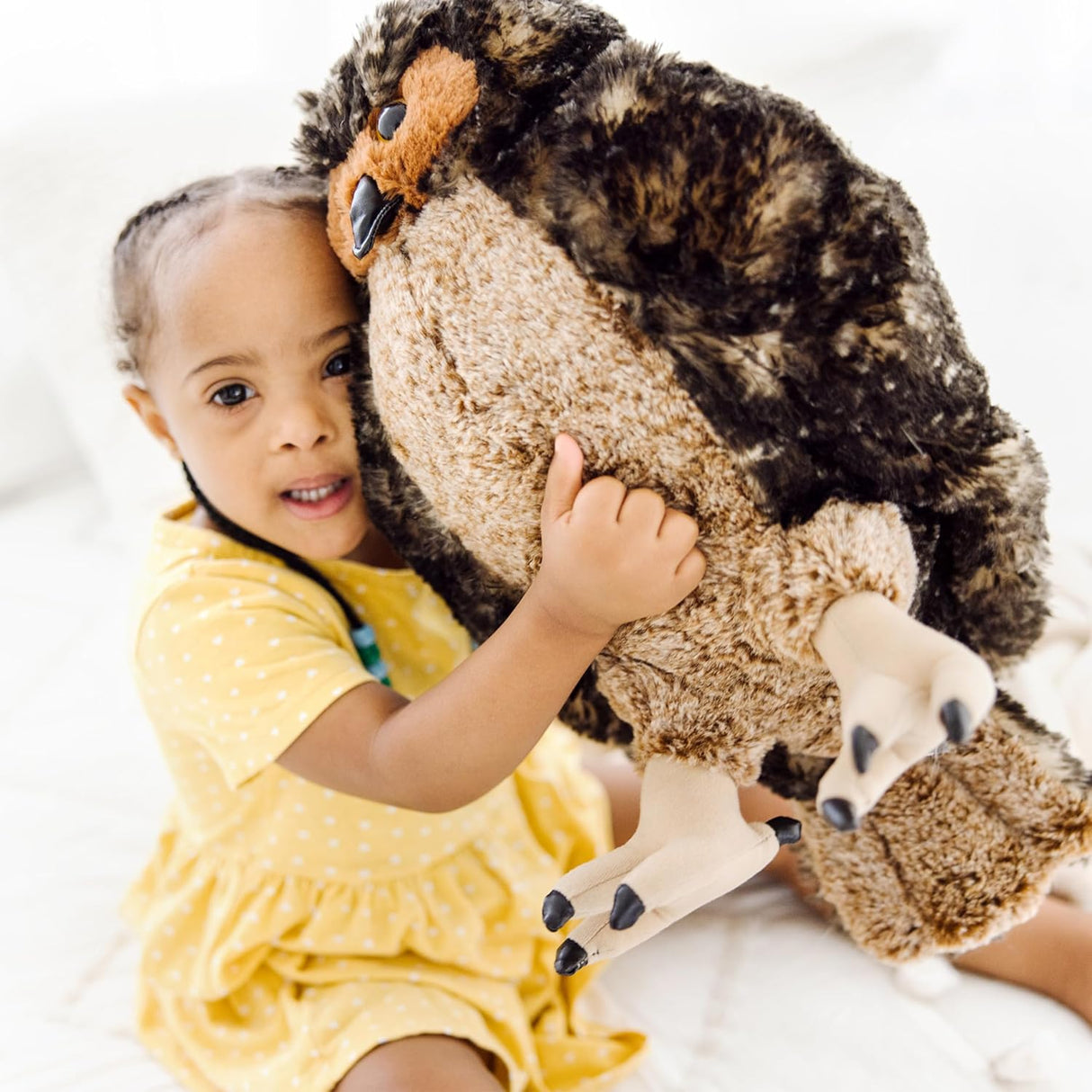 Peluche de búho gigante Melissa & Doug realista 43 cm