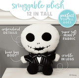 Peluche Jack Skellington 12 KIDS PREFERRED, Cuteeze, Disney