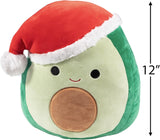 Peluches  Squishmallow Austin The Aguacate  de Papá Noel 12