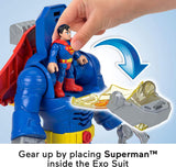 Superman Imaginext DC Robots con Luces y Sonidos 12 Pulgadas
