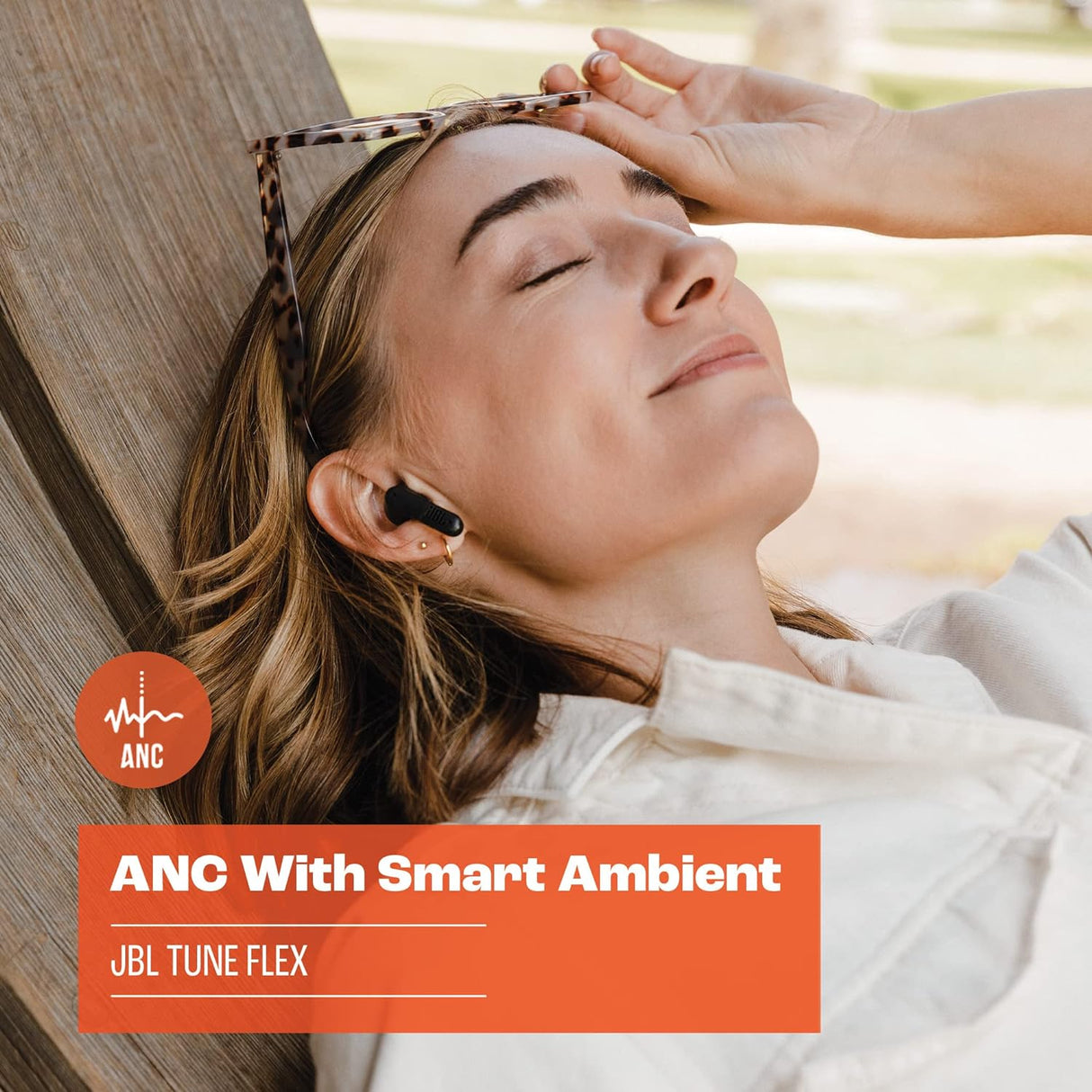 Auriculares Inalámbricos JBL Tune Flex, Cancelación de Ruido