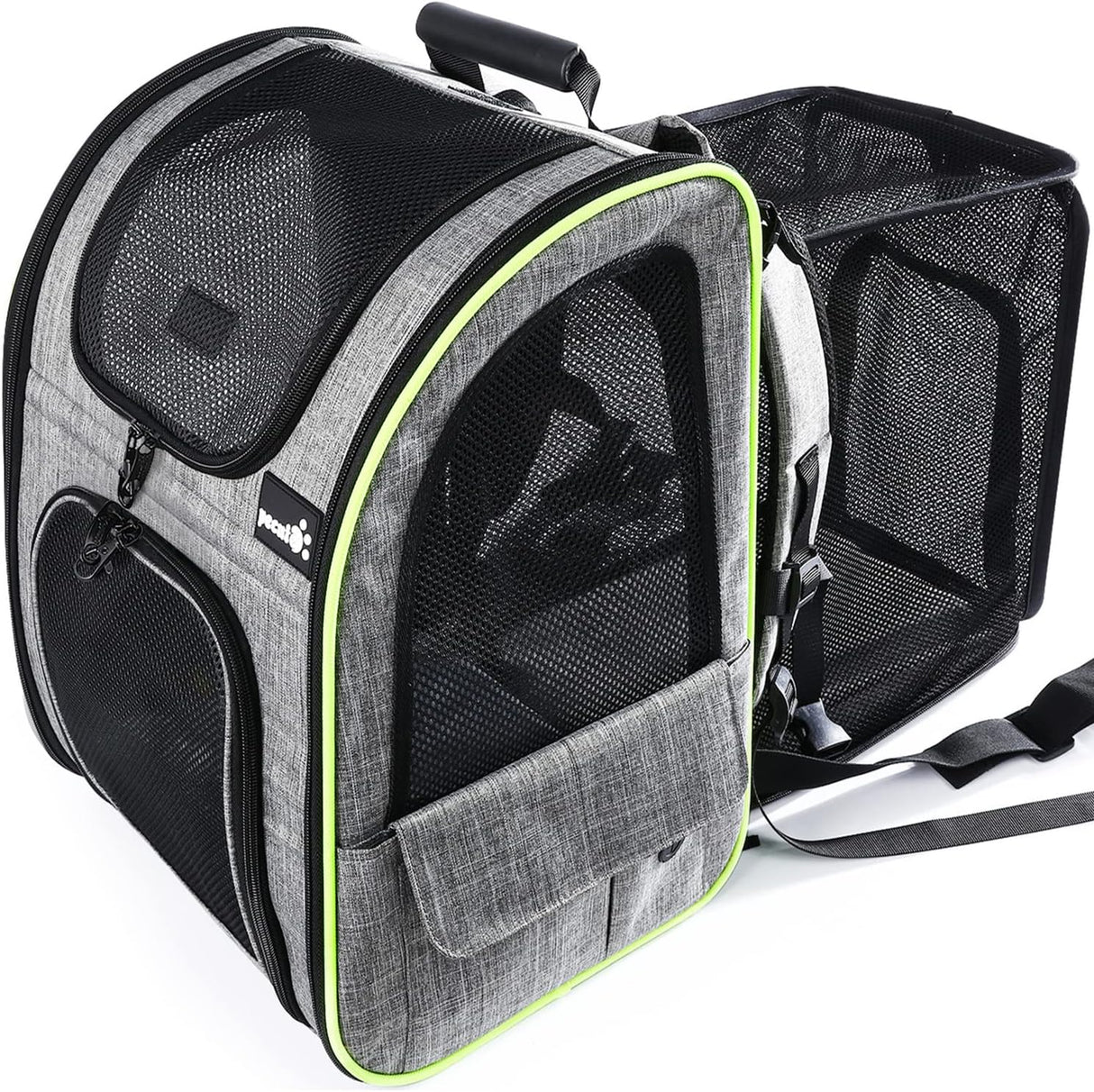 Mochila de transporte para gatos con malla transpirable