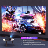 Proyector Full HD 1080P, 15000LM, 4K Compatible, Pantalla Incluida