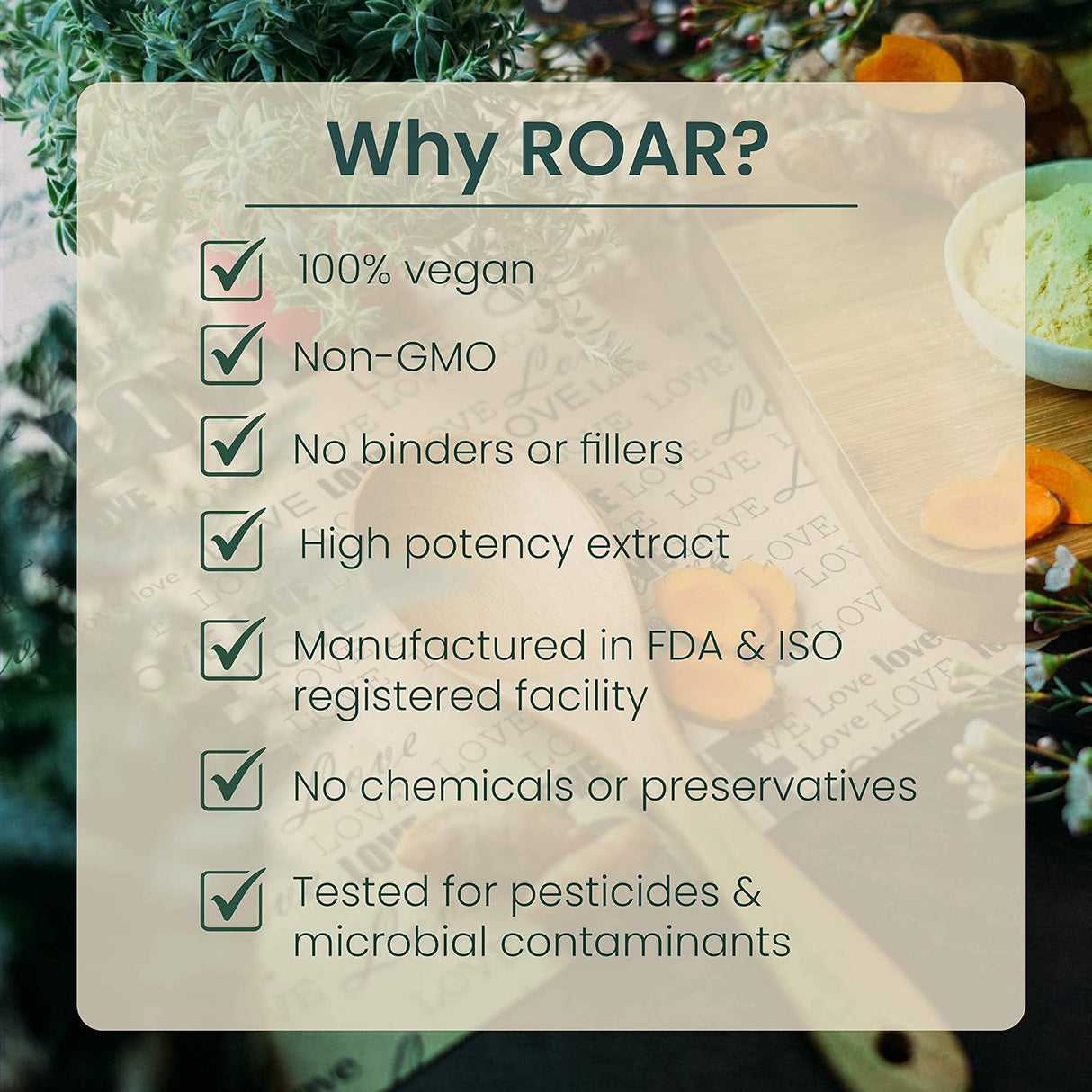 Cápsulas Roar to Life Naturally Shatavari  60 unidades