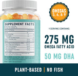 Suplementos Omega + DHA gomitas
