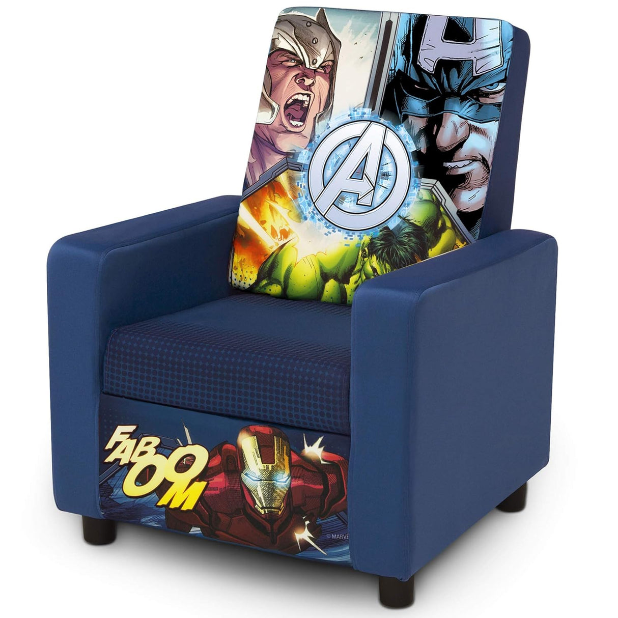 Silla tapizada con respaldo alto,Marvel Avengers de Delta Kids