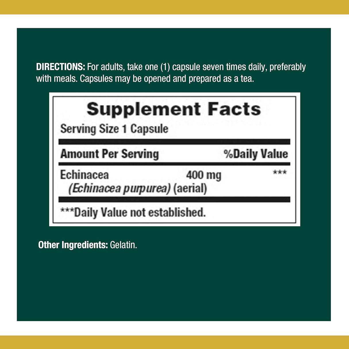 Suplementos Alimenticios todo natural zacate Equinácea