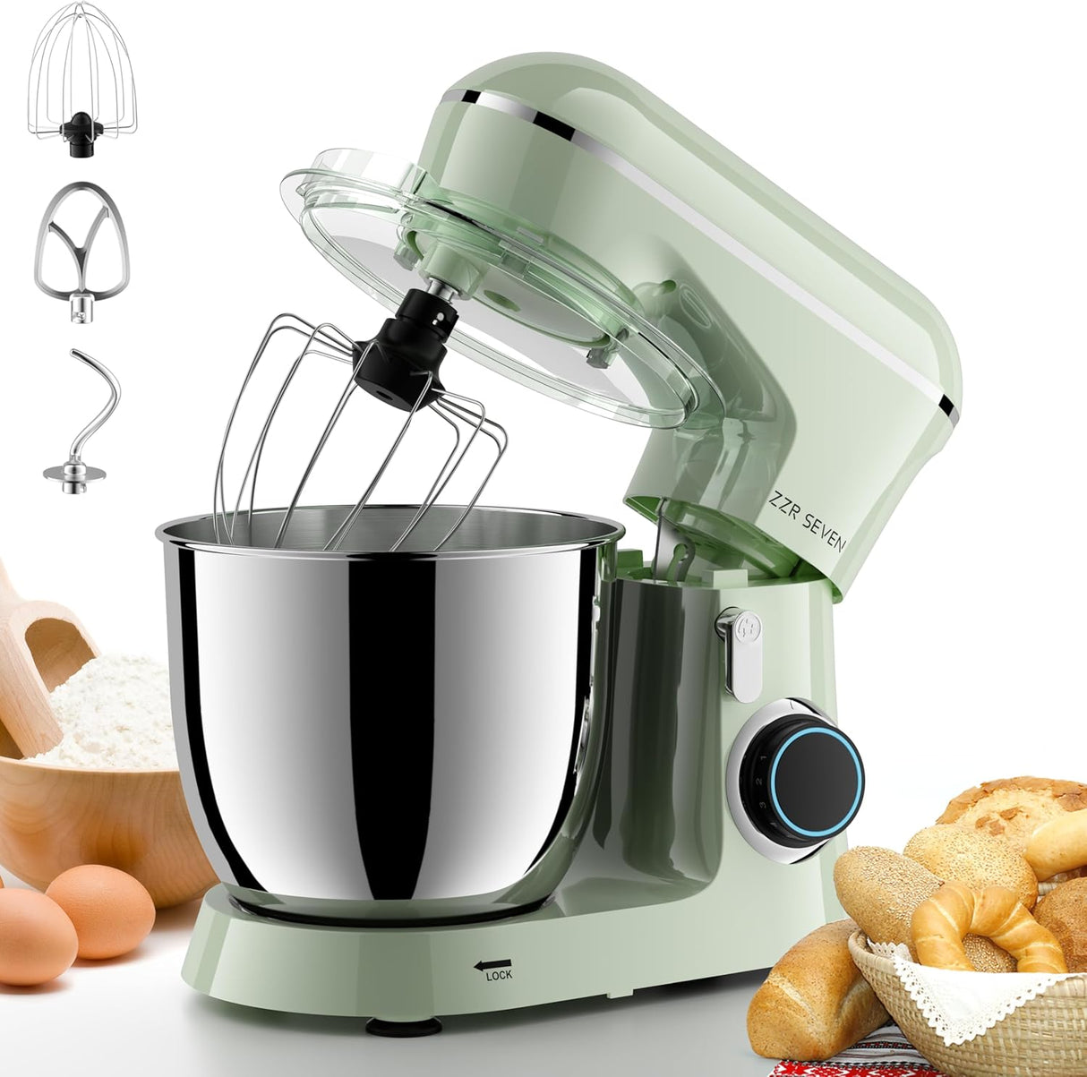 Mezclador de pie 5.5QT, 450W, motor de cobre, modelo SS