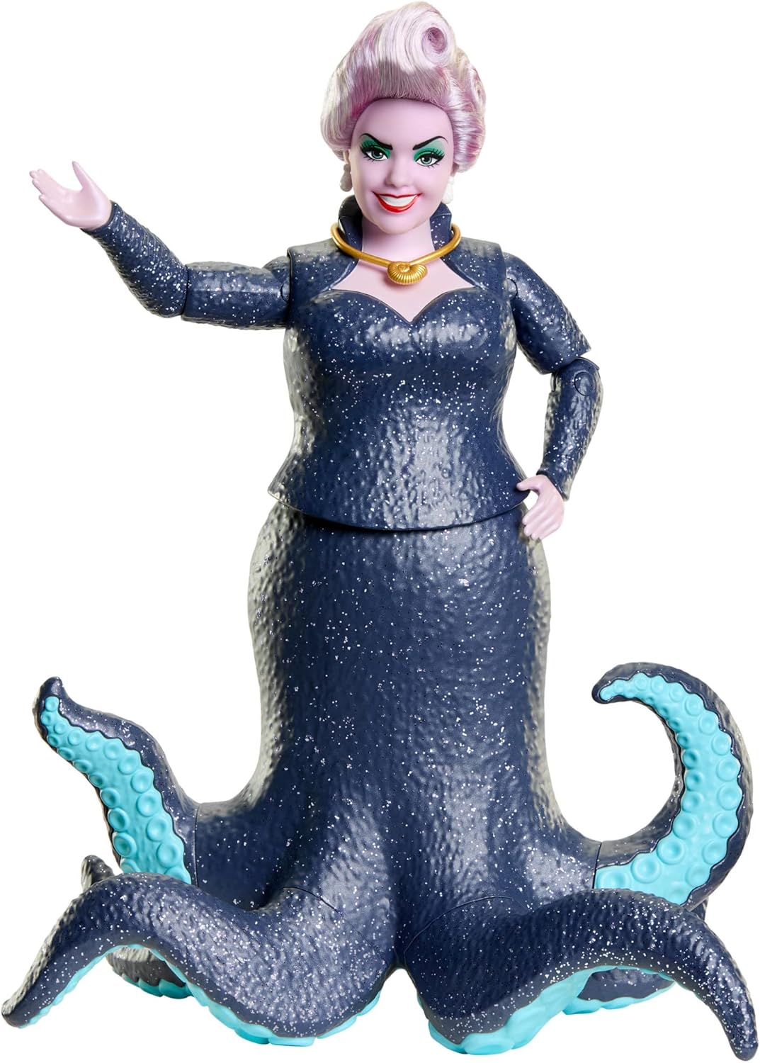 Muñecas de moda Disney Mattel, Set 3: Ariel, Tritón, Ursula