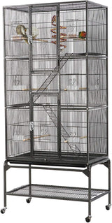 Jaula para aves grande Yaheetech, 69 pulgadas, metal, modelo XL