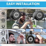 Parlantes todoterreno Bluetooth PYLE PLMRWKBT65BK