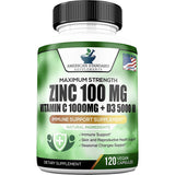 Suplementos Alimenticios Zinc 100 mg D 5000 UI