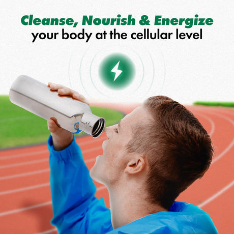 Cell Power® Oxígeno en gotas, suplemento con betabeles, uvas y proteína