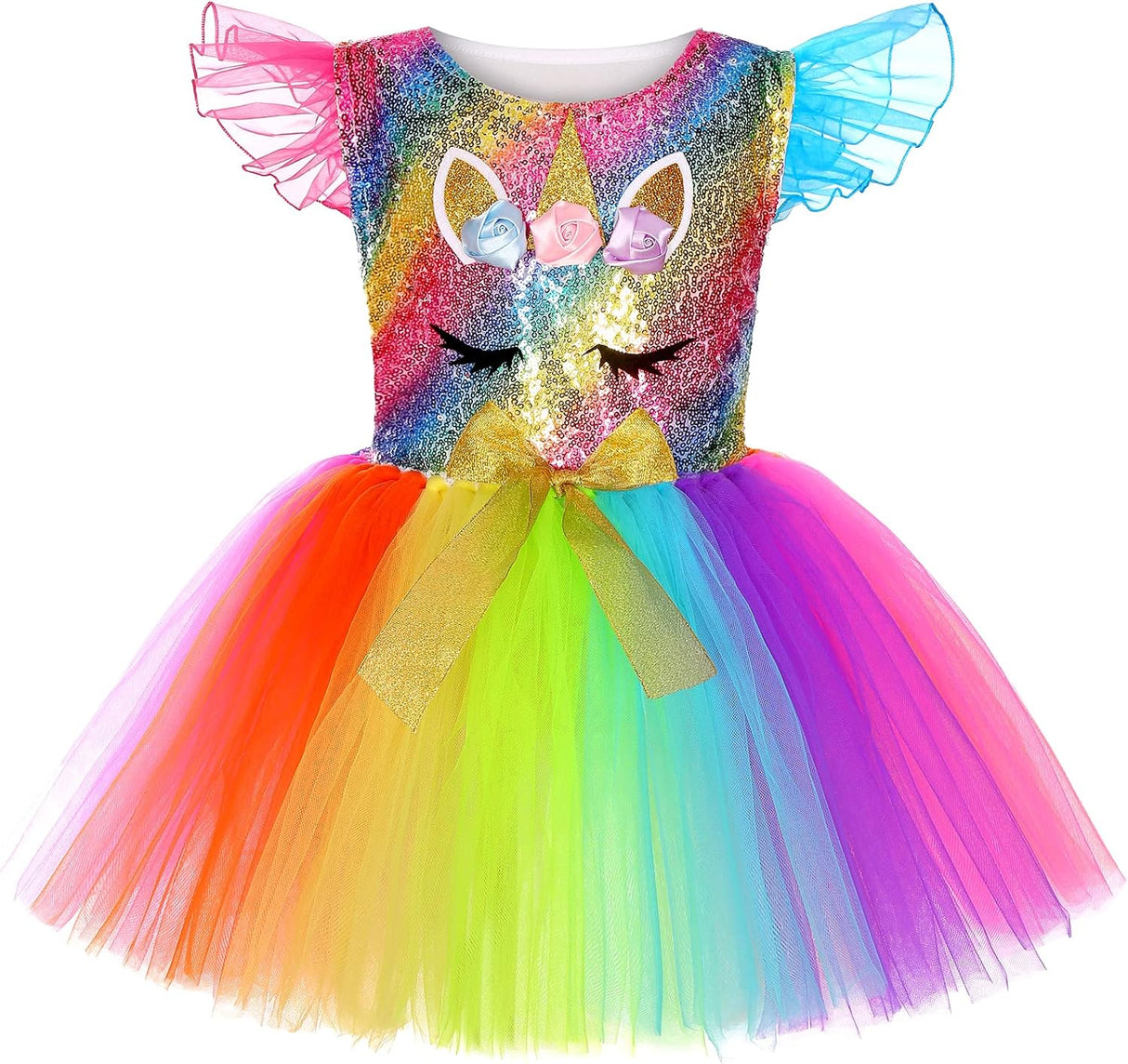 Disfraz de Unicornio para Niñas con Luces LED - Fiesta y Halloween