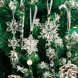 18 Piezas Adornos Acrílicos Cristales para Árbol - Decoración