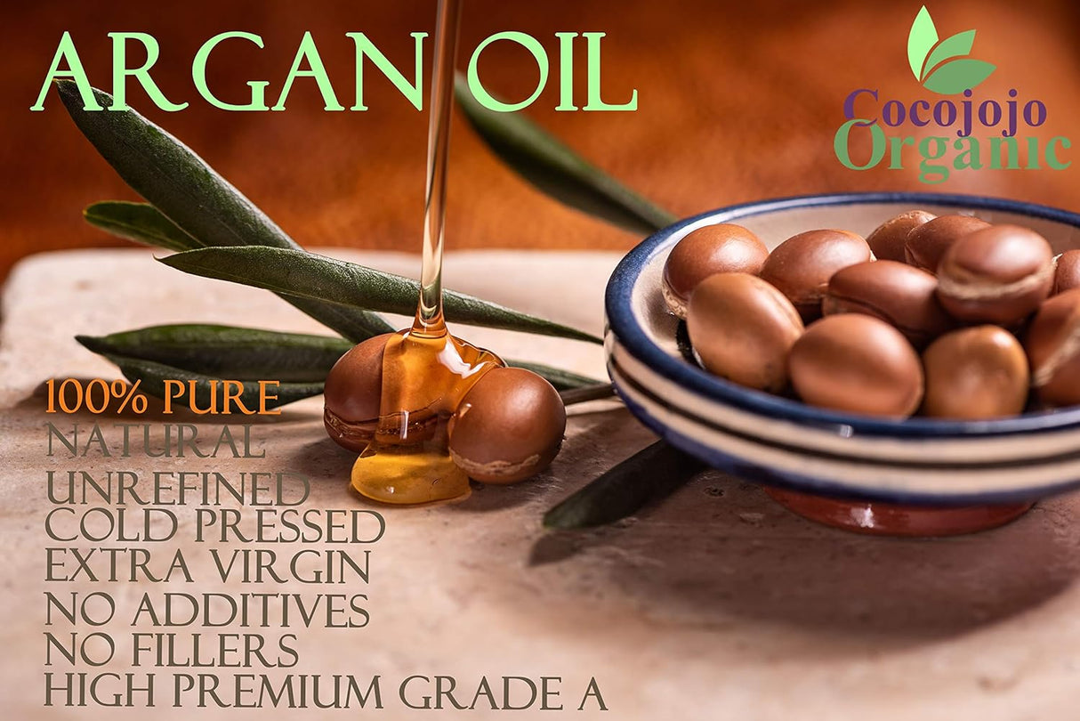 Aceite de Argán 100% Puro Natural sin Refinar Prensado en Frío
