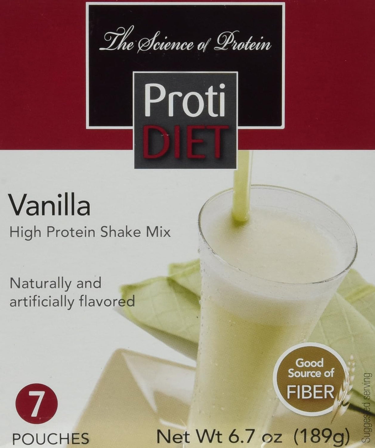 Suplemento proteínico con sabor a vainilla