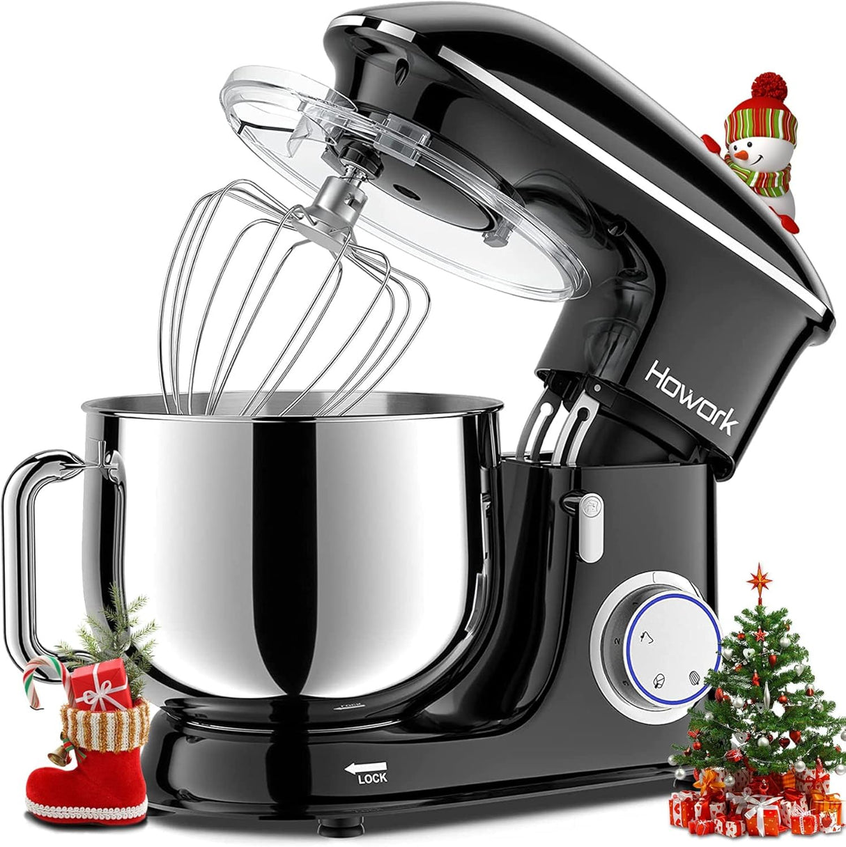 Batidora de Cocina 8.5QT HOWORK 660W 6+P Velocidades Modelo