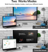 Adaptador DP a VGA, convertidor DisplayPort a VGA chapado en oro macho a hembra 1080P (negro)