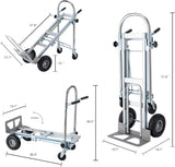 Carretilla Plegable LEADALLWAY 3 en 1 770 lbs Capacidad