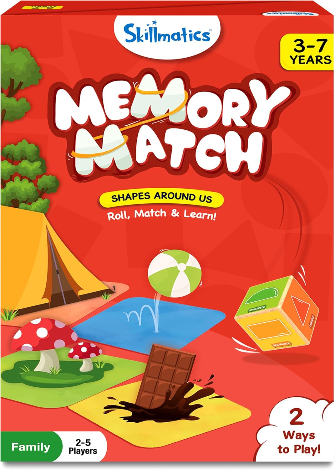 Juego de Memoria Skillmatics - Formas Divertidas para Niños