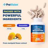 ProVision Suplementos de luteína y zeaxantina oculares 30und