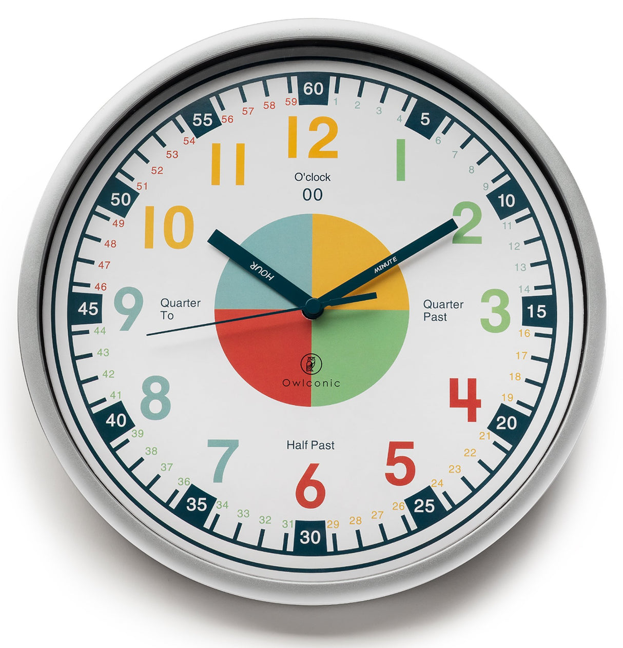 Reloj para enseñar la hora.