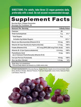 Gummies de Hierro Nature's Truth, Veganos, Sin GMO, 60u